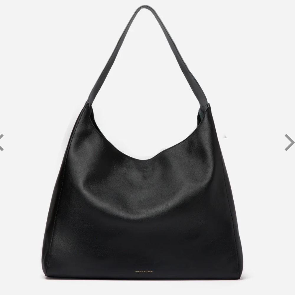 Minor History The Overtime Tote - Black Leather